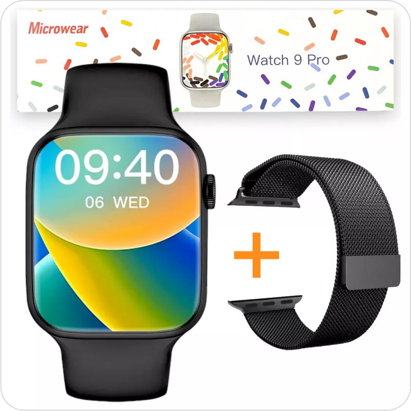 Microwear-W29 Pro COM INTELIGÊNCIA ARTIFICIAL. Relógio inteligente para homens e mulheres, música local, GPS Sports Tracking, série original 9 smartwatch